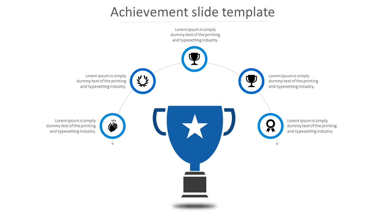 Free - Visit SlideEgg Now! Achievement Slide Template Presentation